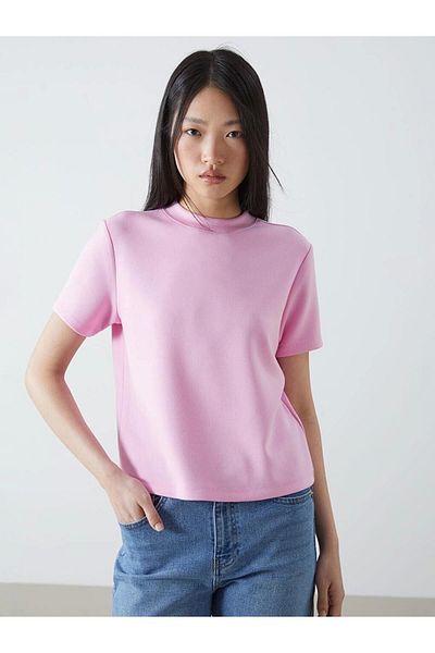 LC Waikiki Lc Waiki Vision Women's Stand Collar T-Shirt