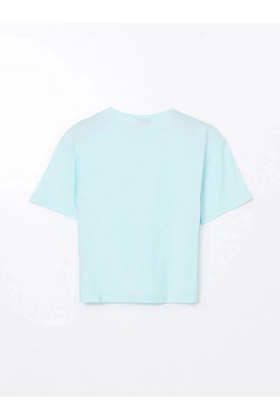 LC Waikiki Lc Waiki Eco Ecru Crew Neck Oversize Women's T-Shirt