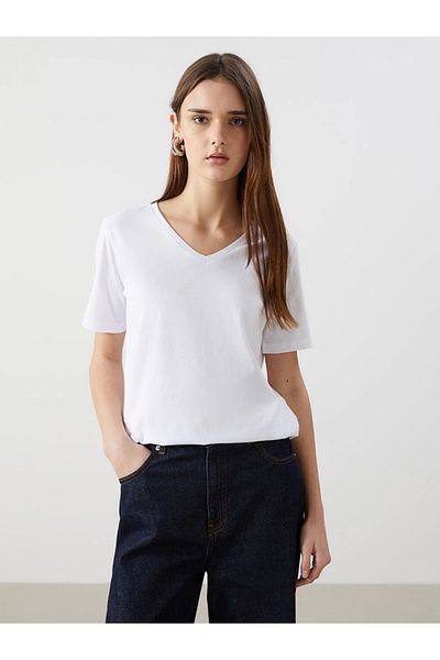 LC Waikiki Lc Waiki V-Neck Women's T-Shirt