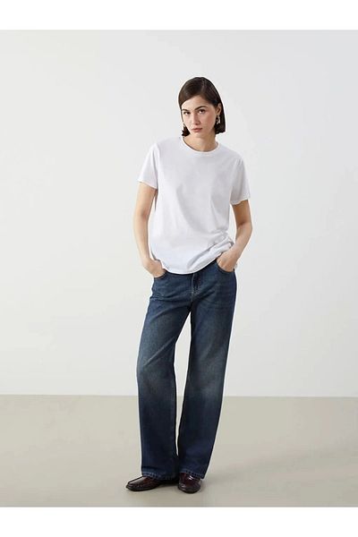 LC Waikiki Lc Waiki Vision White Crew Neck Women's T-Shirt