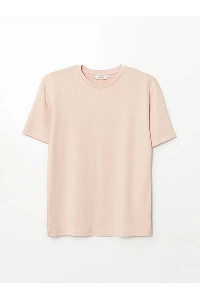 LC Waikiki Lc Waiki Vision Pink Crew Neck Short Sleeve Men's T-Shirt