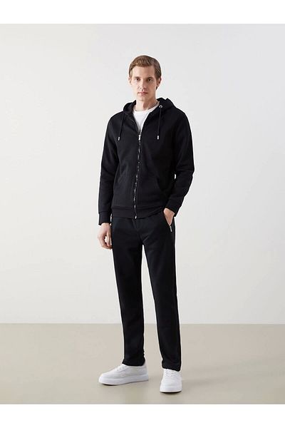 LC Waikiki Lc Waiki Hooded Long Sleeve Men's Zip Sweatshirt