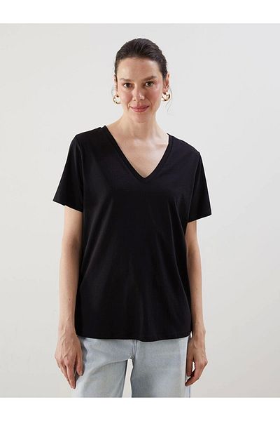LC Waikiki Lc Waiki Classic V-Neck Women's T-Shirt