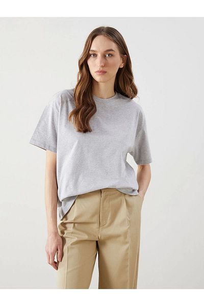 LC Waikiki Lcwaikikii Modest Crew Neck Oversize Women's Tunic