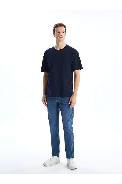 LC Waikiki Lc Waiki New Season Crew Neck Combed Cotton Men's T-Shirt - S5I685Z8