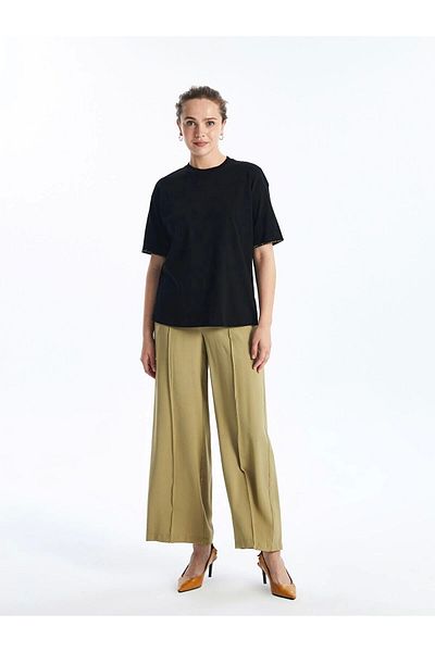 LC Waikiki Lc Waiki Crew Neck Plain Short Sleeve Women's T-Shirt