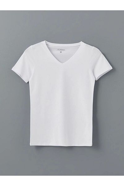 LC Waikiki Lc Waiki V-Neck Women's T-Shirt - S58226Z8