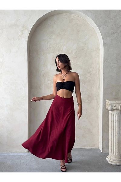 PETITE Long Lined Skirt S255043