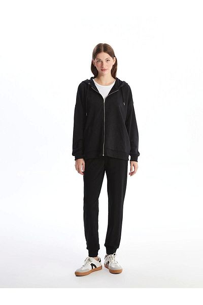 LC Waikiki Lc Waiki Vision Hooded Oversize Women's Zippered Sweatshirt