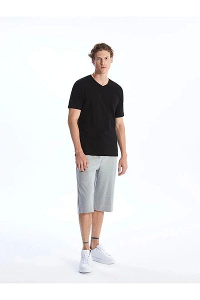 LC Waikiki Lc Waiki V-Neck Short Sleeve Combed Cotton Men's T-Shirt