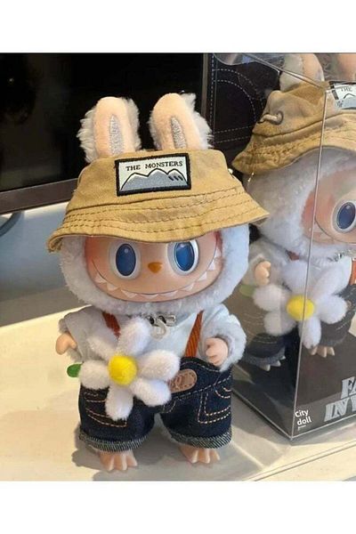 COOYA Labubu Spring Wild With Box Macarons Bubble, Monsters Chess Adventure Series, Plush Doll Toy