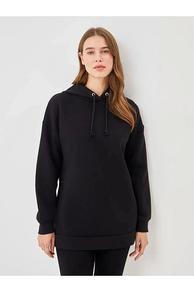 LC Waikiki Lc Waiki Modest Hooded Women's Thick Sweatshirt Tunic Imrex Global