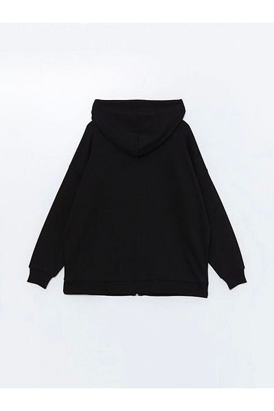 LC Waikiki Lc Waiki Hooded Oversize Women's Zippered Sweatshirt