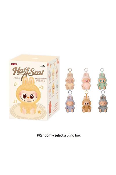 COOYA Labubu Gen 2 Figures Macaron Blind Box, 6 Kind Ordinary and 1 Hidden Style Random Plush Doll
