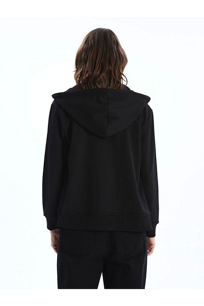 LC Waikiki Lc Waiki Hooded Women's Zippered Sweatshirt