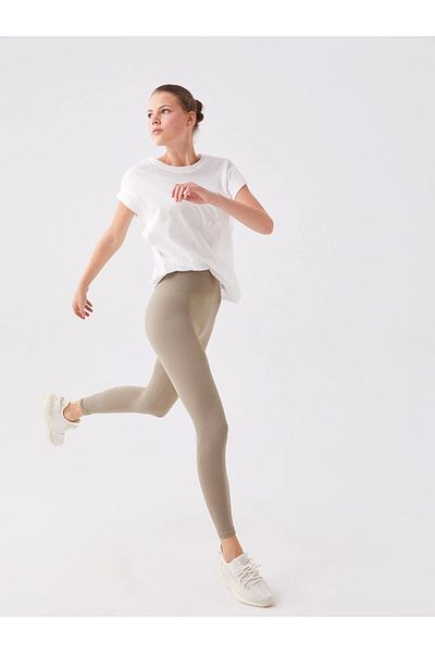 LC Waikiki Lcwaikikii Women's Leggings with Elastic Waist Flat Seamless