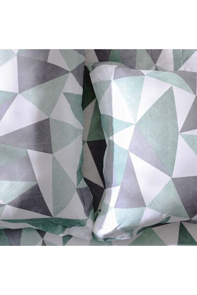 Danube Home Bliss 3 Piece King Fitted Sheet Set 180X200 Cm Green | Cotton /Viscos-180 Thread Count