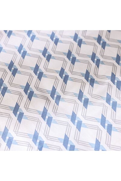 Danube Home Bliss 2 Piece Single Fitted Sheet Set 120X200 Cm Lt. Blue | Cotton /Viscos-180 Thread Count