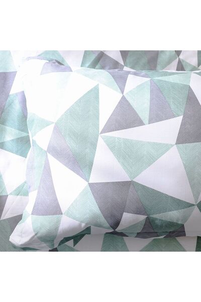 Danube Home Bliss 2 Piece Single Fitted Sheet Set 120X200 Cm Green | Cotton /Viscos-180 Thread Count