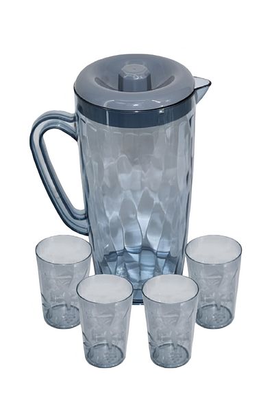 rexa Plastic Water Jug and Cup Set – Durable & Lightweight for Daily Use