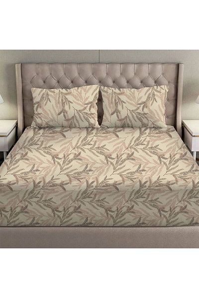 Danube Home طقم ملاءات سرير كوين من ألباني، مقاس ١٦٠×٢٠٠ سم + ٣٠ سم/٥٠×٧٥ سم + ١٥ سم، من الكتان | ٨٠ قطن، ٢٠ ليوسيل