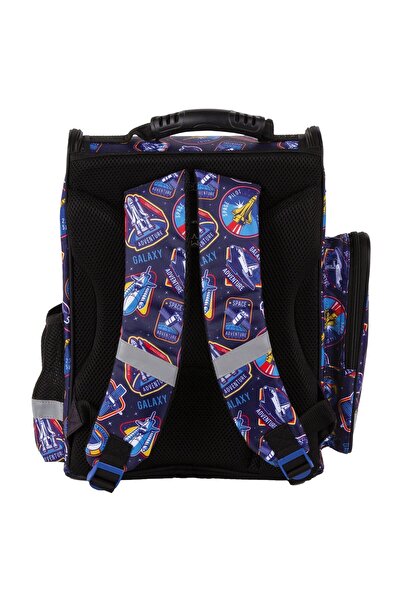 OEM Ergonomický školní batoh pro chlapce, Derform Future, vesmírné rakety