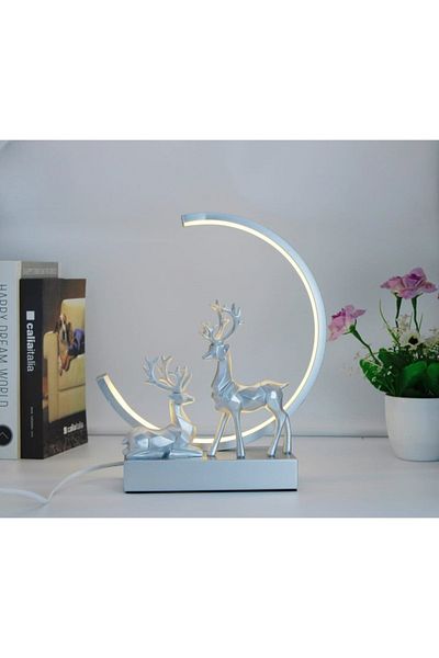 DEC14 Modern lampshade, gold or silver design