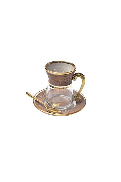 Golden Stars Luxury gilded Italian leather hospitality set - 24 pieces