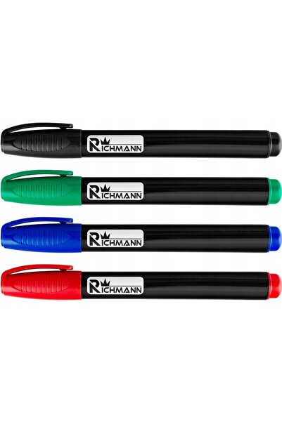 richmann Permanentní popisovač, silný, 4 barvy, (sada 36 kusů)