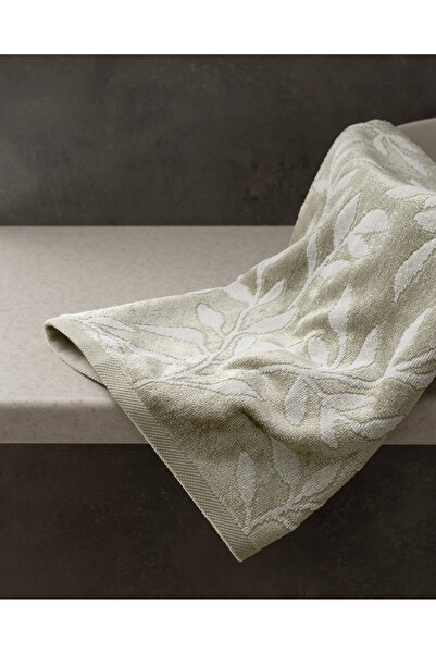 Madame Coco Clarisse Cotton Face Towel - Khaki - 50X80 cm