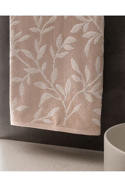 Madame Coco Βαμβακερή πετσέτα προσώπου Clarisse - Salmon - 50x80 cm