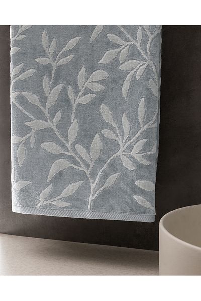 Madame Coco Clarisse Cotton Face Towel - Gray - 50X80 cm