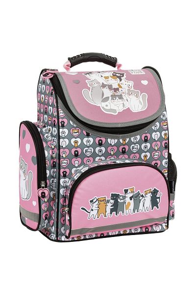 OEM Ergonomic girls' school bag, Derform, 3 compartments, Cleo and Frank TEMBCF39