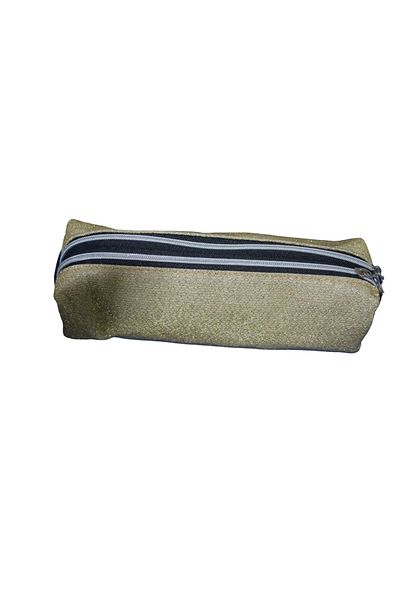 Kidea Glitter pencil case, 20 x 6 x 3.9 cm, beige