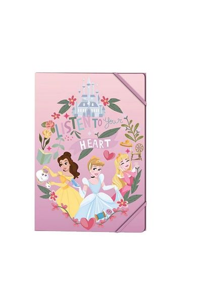 PIGNA Mapa cu elastic, Printese, A4, PIGNA PSMPEA4, pentru fetite