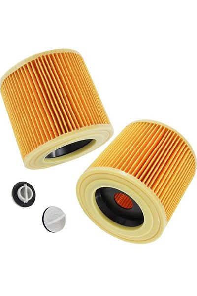 DAO Set 2 cartuse filtru aer DAO compatibile aspiratoare Karcher WD1, WD2, WD3, SE4001, SE4002