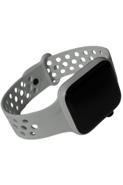 MACON LED Wrist Watch for Unisex with Silicon Strap - Grey