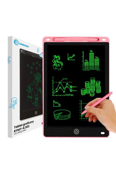 Avex Tableta grafica de 10" pentru copii, culoare Roz, AVX-WT-RYMT-8.502-PINK