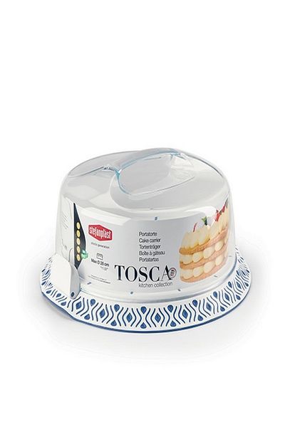 Stefanplast Elegant BPA-Free Plastic Cake Carrier