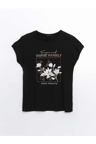 LC Waikiki Crew Neck Printed Women's T-Shirt