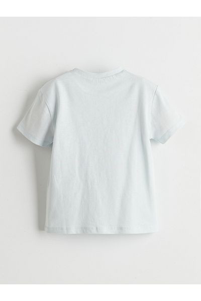LC Waikiki Tricou pentru băiat cu imprimeu cu decolteu
