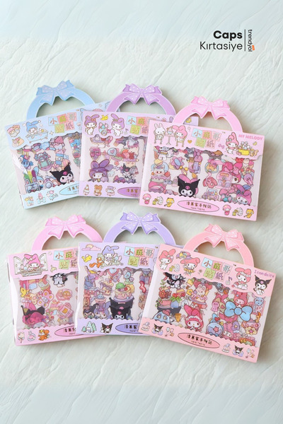 caps anlarınızı paylaştığınız ortağınız Kuromi & My Melody Temalı 4’lü Şeffaf...