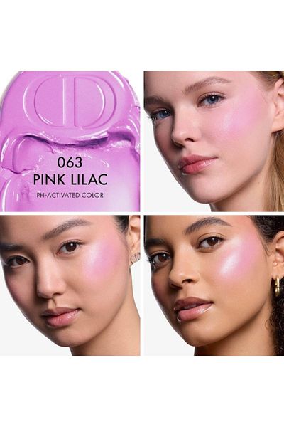 Dior Rosy Glow Blush Stick 063 Pink Lilac – Lilac Cream Blush, Hydrating & Radiant Glow – 6g