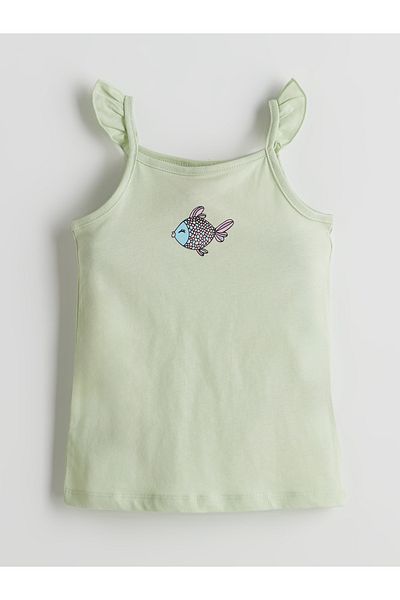 LC Waikiki Printed Baby Girl Undershirt and Shorts 2 Pack