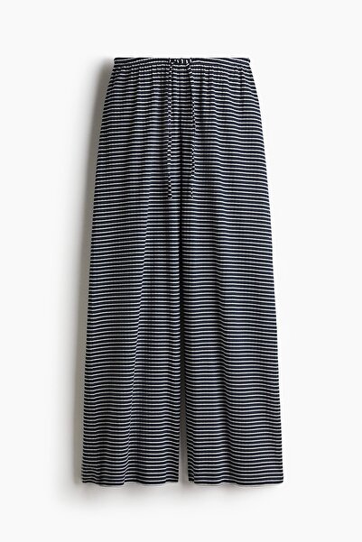 H&M Ribanalı ve Büzgü Bağlı Pantolon
