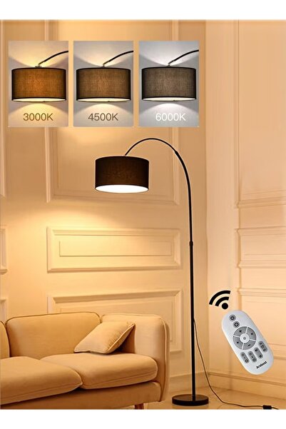 Primo Plus Floor Lamp 3 Color Temperature, LED Bulb Included,With Remote Control Adjustable Height