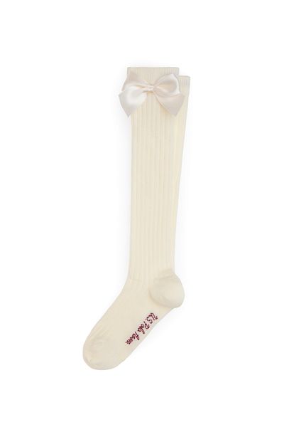 U.S. Polo Assn. Girl's Cream Knee High Socks 50311332-Vr071