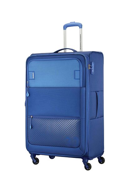American Tourister Majoris 81cm Soft-Sided Luggage with TSA Lock – Blue
