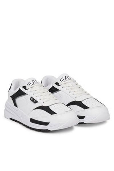 EA7 Emporio Armani Teniși bărbați albi EA7 EMPORIO ARMANI-X8X241 XK435 C695 OPT.WHITE+BLACK
