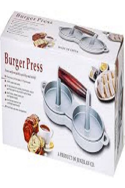 Generic 2pcs Z Chaos Hamburger Mold, Non-stick Aluminum Patty Press, Perfect Burger Mold, Very Suitable for Filling Burgers